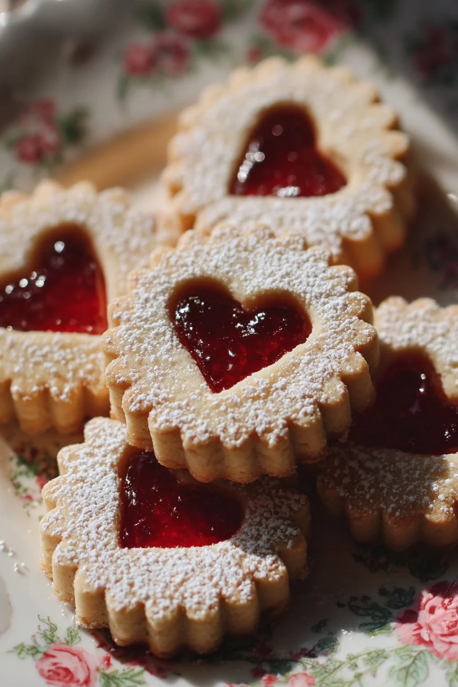 Soft and Sweet Linzer Cookies 3 Soft and sweet Linzer cookies filled with jam, a perfect holiday treat.