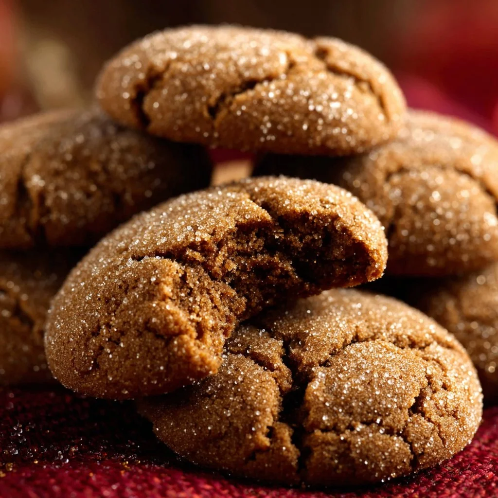 SOFT GINGERBREAD COOKIES 3 Plate of soft gingerbread cookies decorated with icing and holiday spices