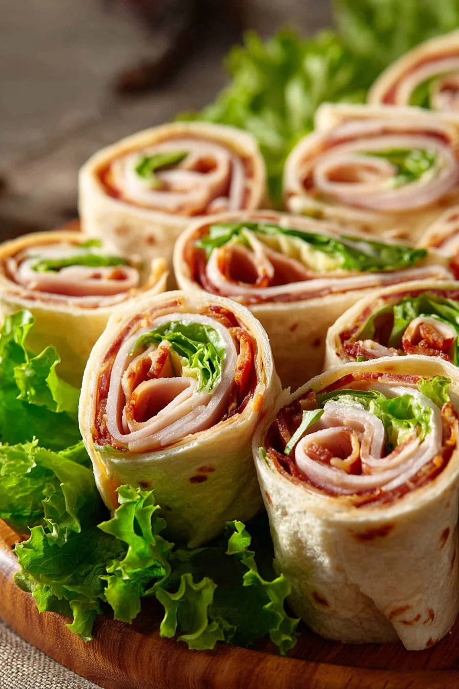 The Best Turkey Pinwheels (Easy Recipe Ready in 20 Minutes!) 3 Delicious turkey pinwheels ready in 20 minutes, a perfect appetizer recipe.