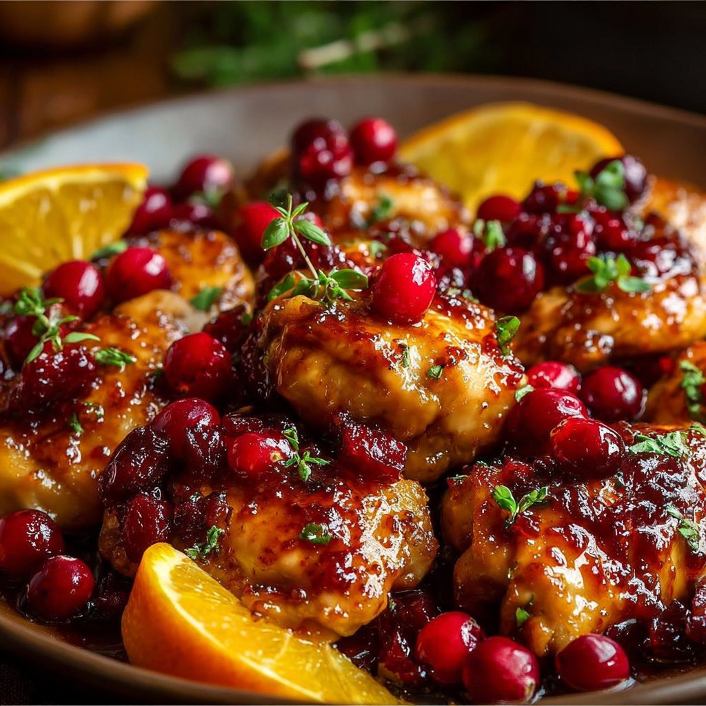 Cranberry Orange Chicken