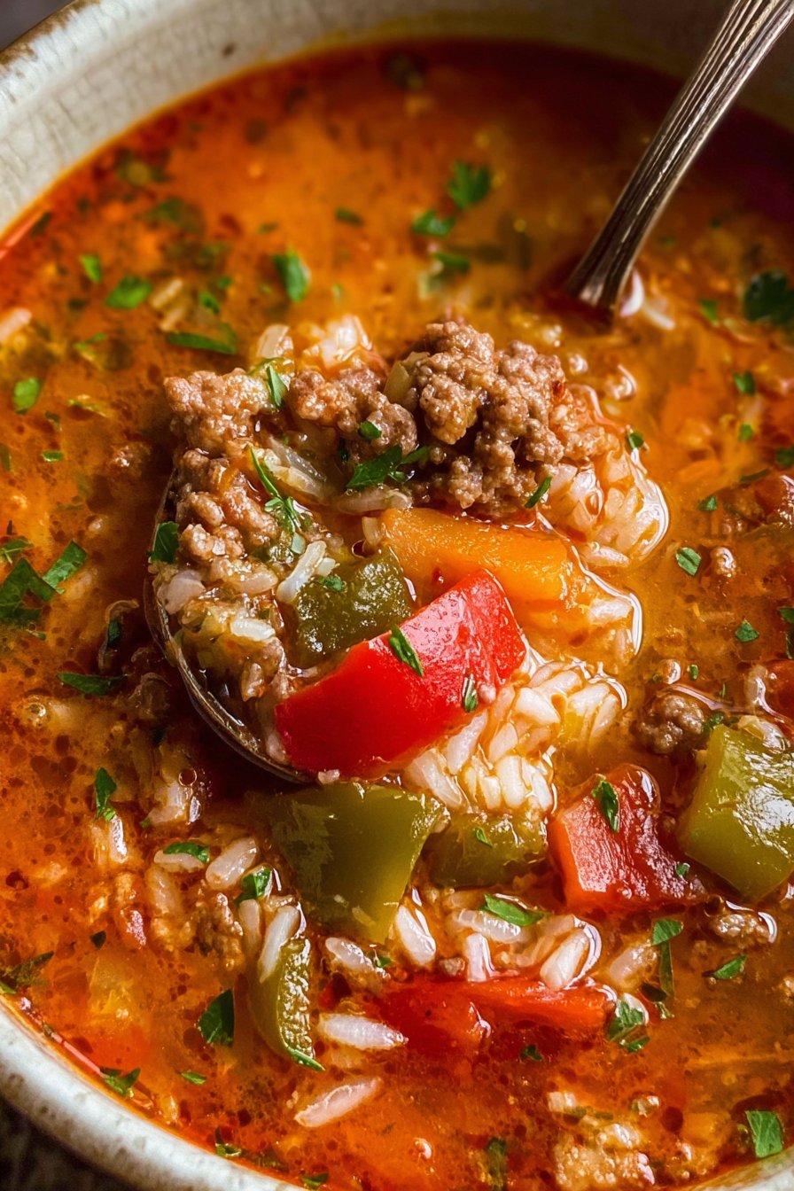 Stuffed Pepper Soup