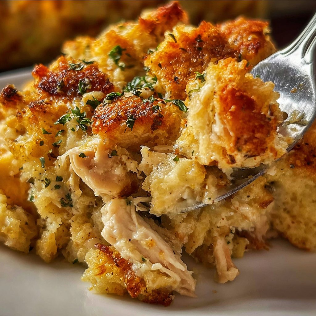 Dolly's Chicken and Stuffing Casserole