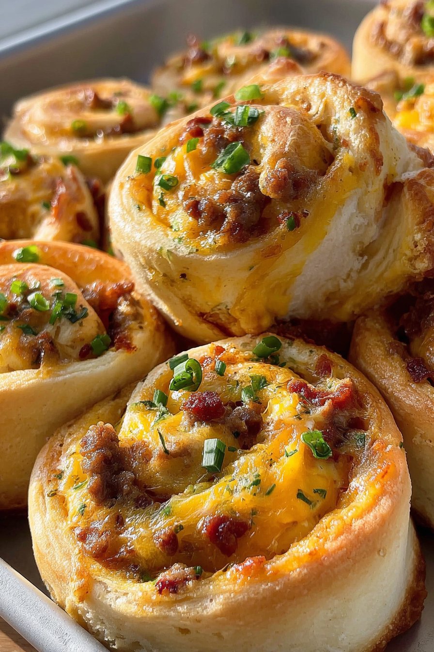 Savory Breakfast Rolls 2 Savory Breakfast Rolls