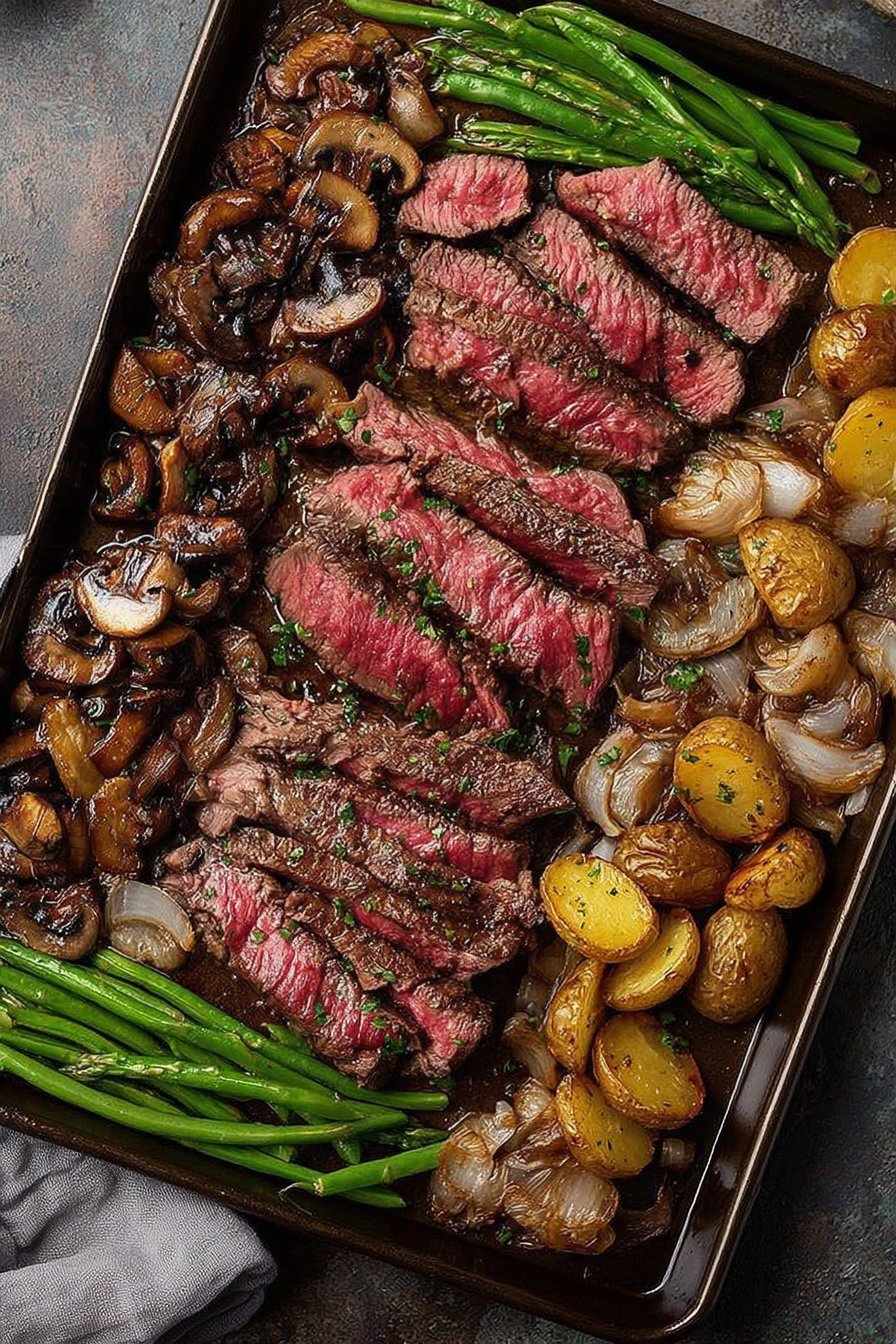 Pin by Jade Keys on food | Steak dinner recipes, Steak dinner, Sheet pan recipes