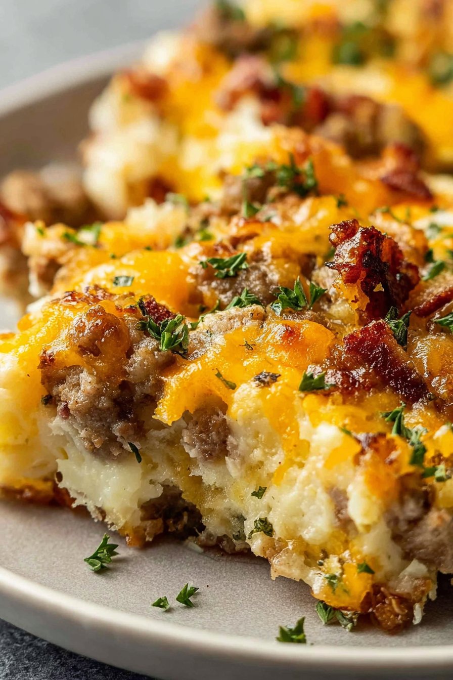 No Egg Breakfast Casserole Recipe