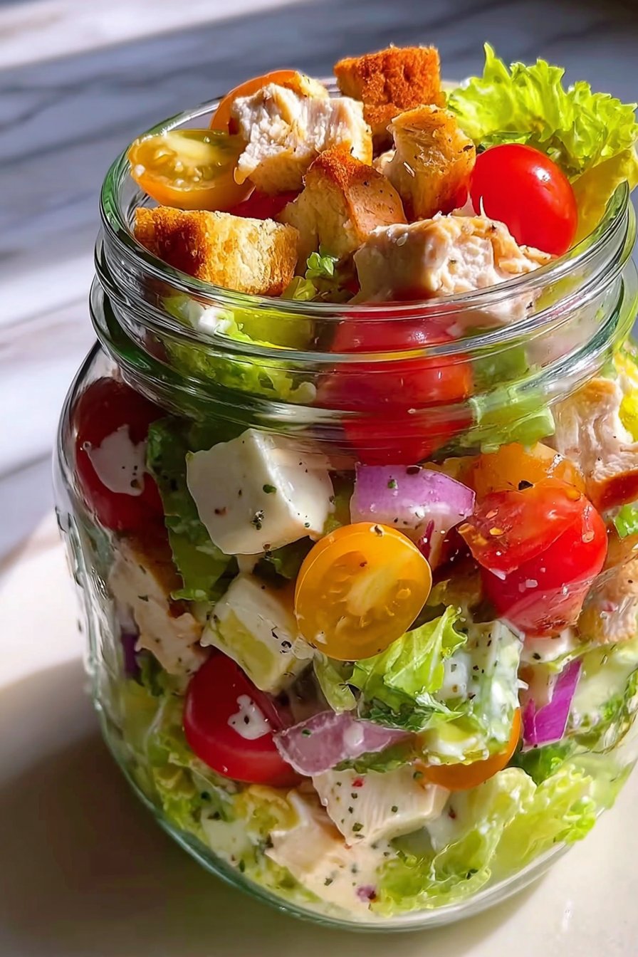 Chicken ranch salad 2 Chicken ranch salad