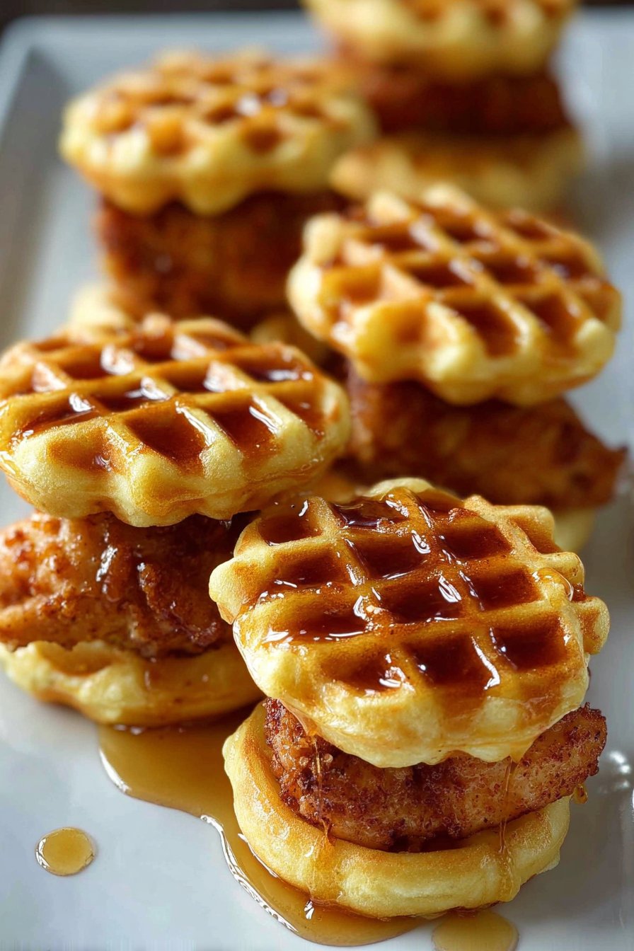 Easy Chicken & Mini Waffles | Brunch Recipes
