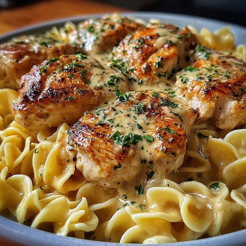 Easy One-Pan Chicken with Buttered Noodles