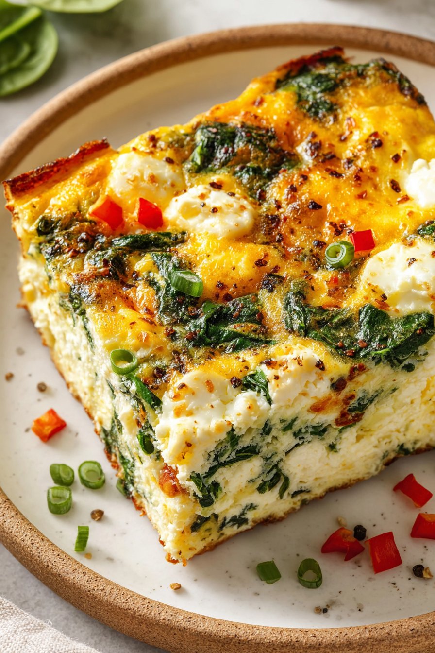 Gluten-Free High-Protein Cottage Cheese Egg Bake