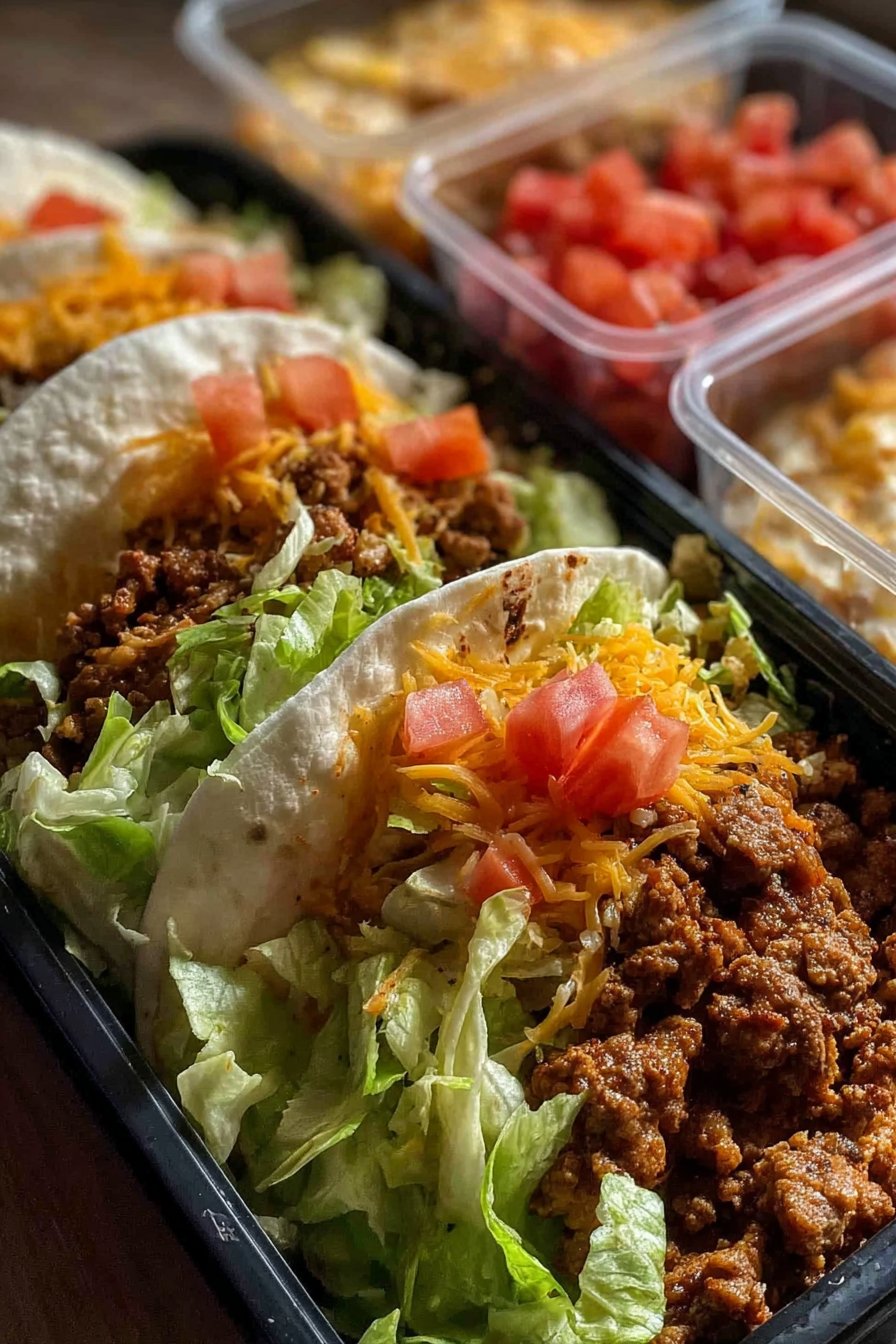 Taco lunch meal prep