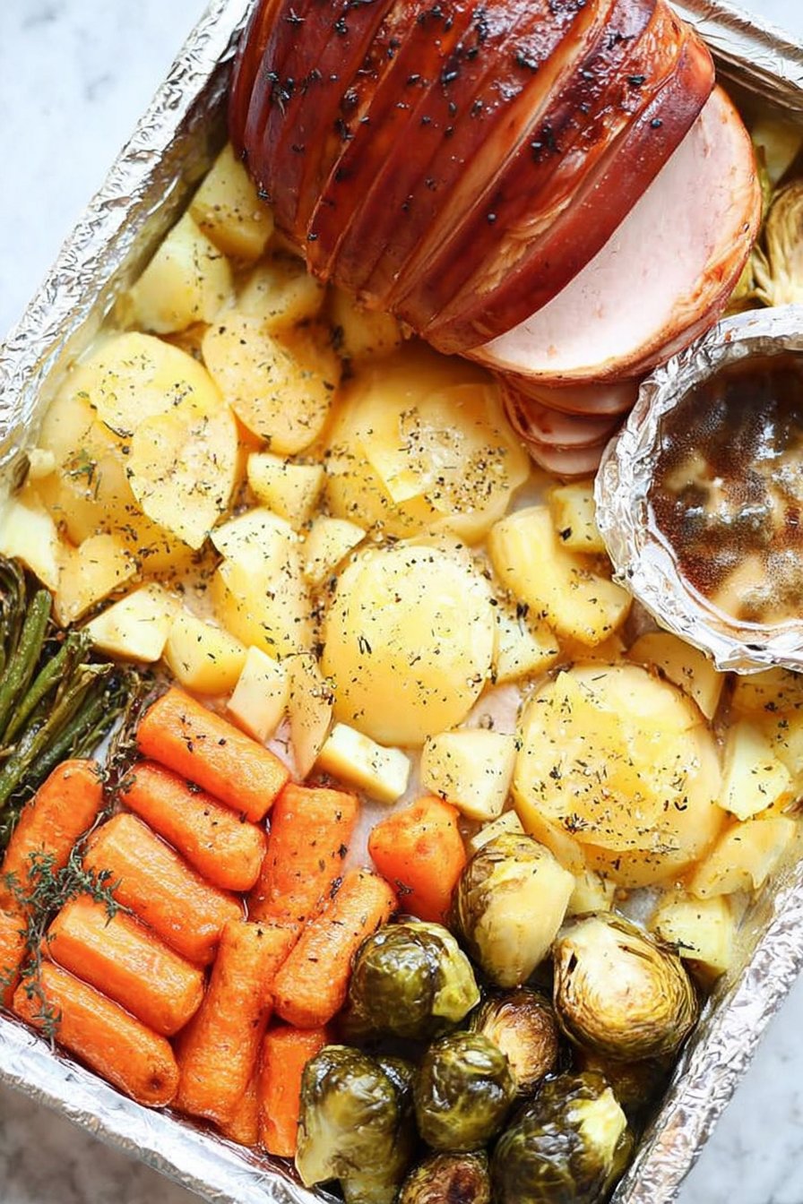 Sheet Pan Christmas Dinner