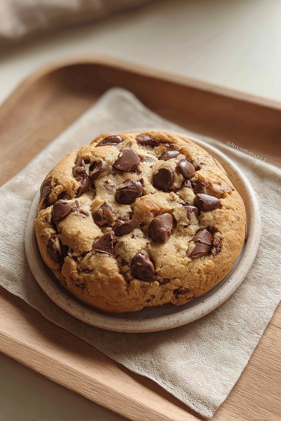 Single Serve Chocolate Chip Cookie (No Egg)
