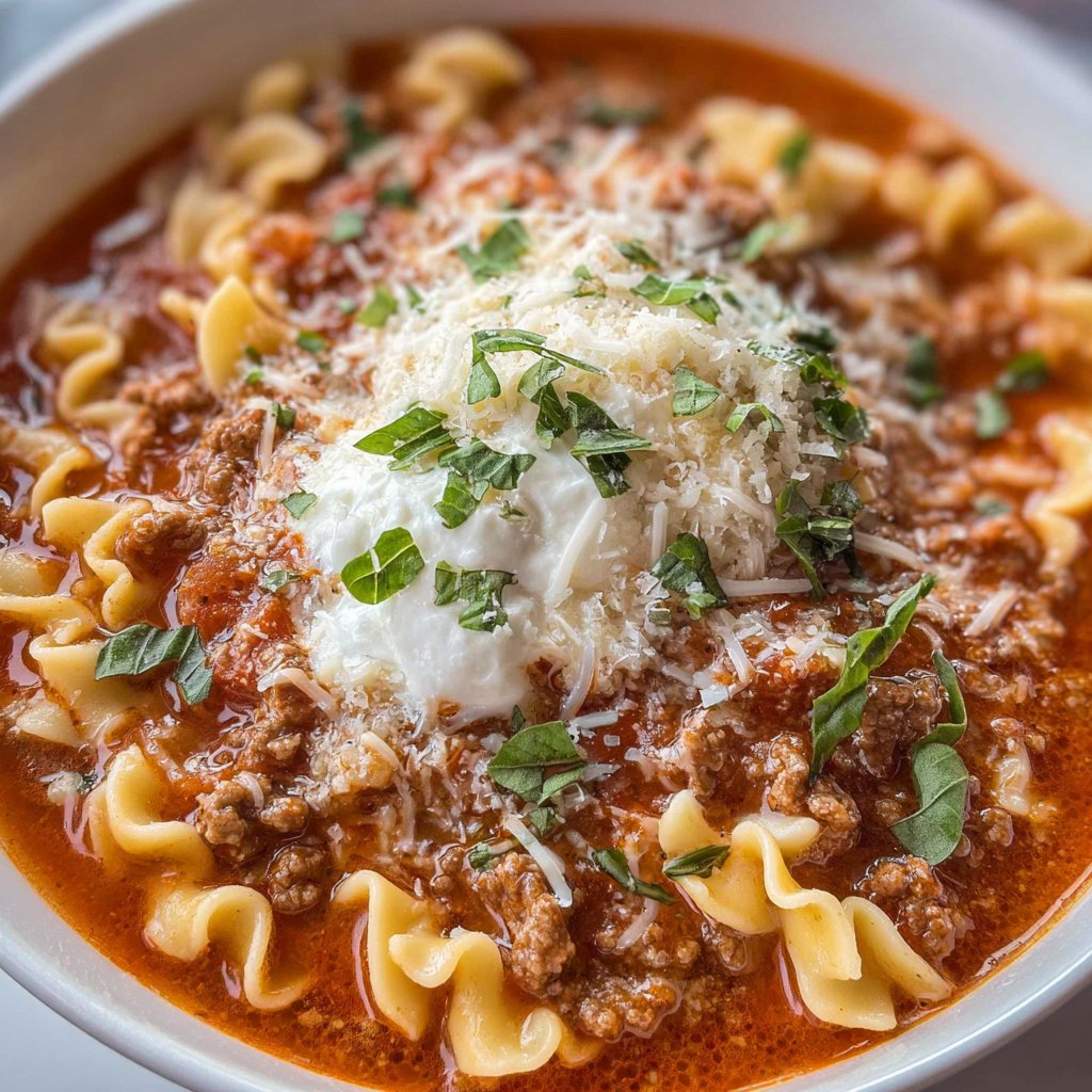 High Protein Lasagna Soup 2 High Protein Lasagna Soup