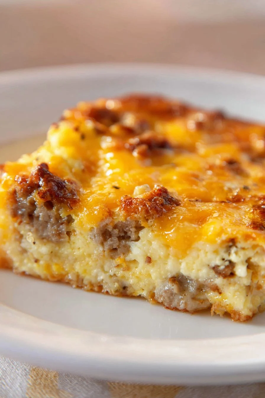 Breakfast Casserole 3 Delicious homemade breakfast casserole with eggs, cheese, and vegetables