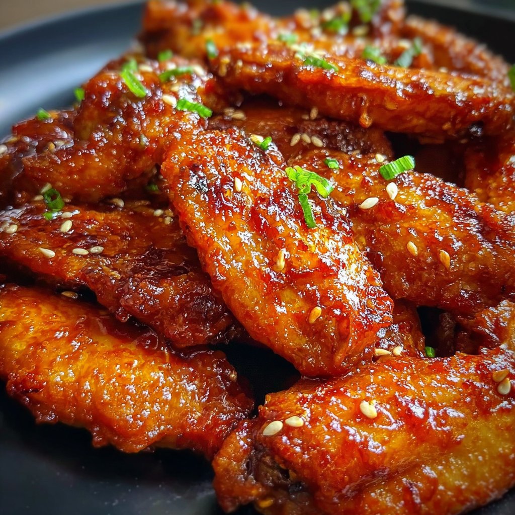 Honey Garlic Chicken Wings 2 Honey Garlic Chicken Wings