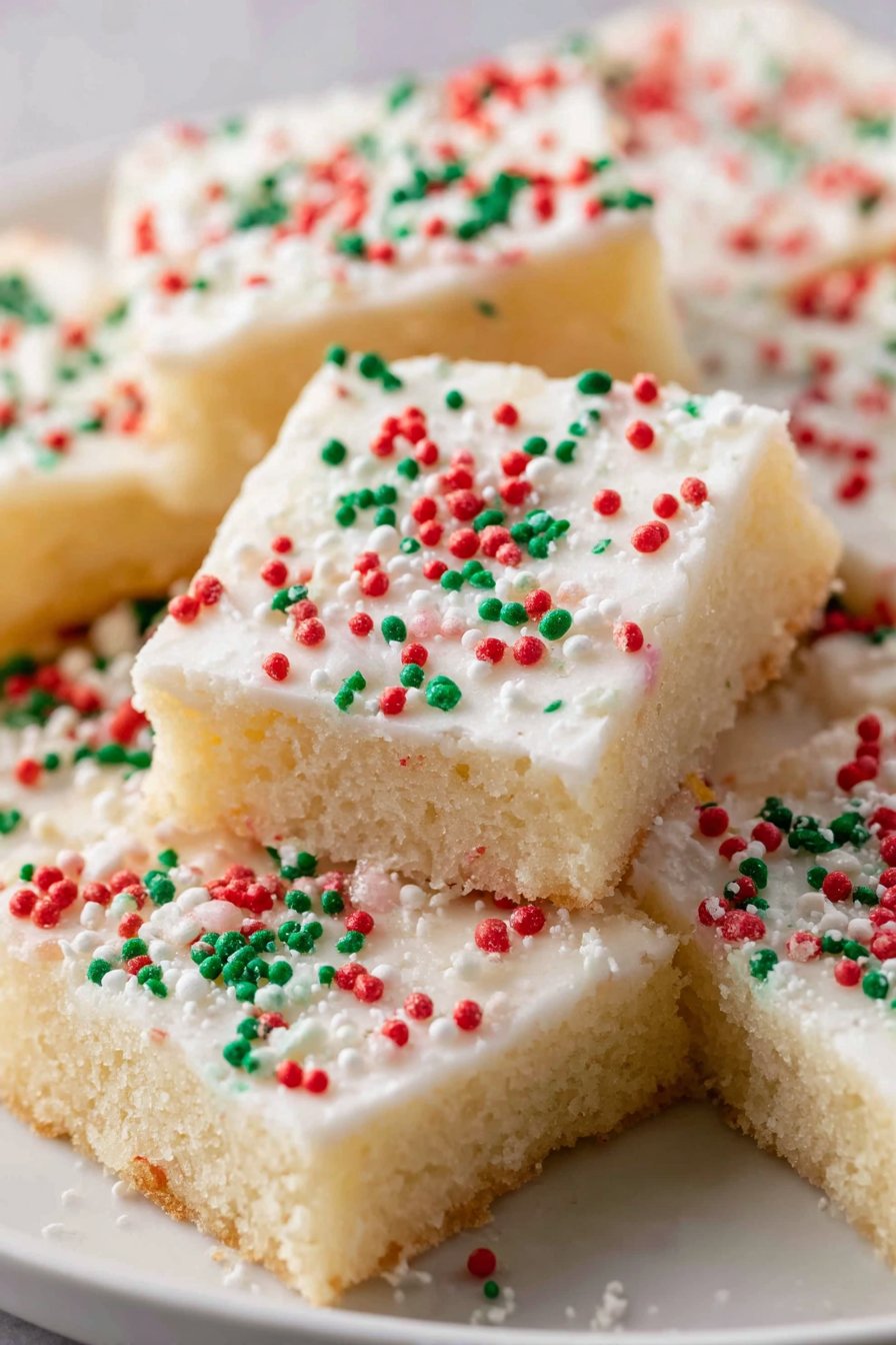 Christmas Sugar Cookie Bars 2 Christmas Sugar Cookie Bars