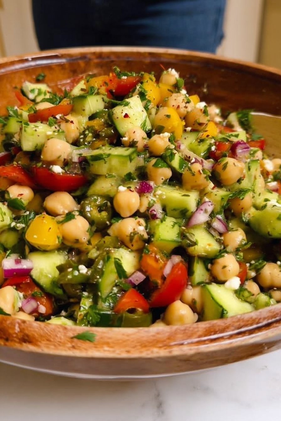 Greek Chickpea Salad
