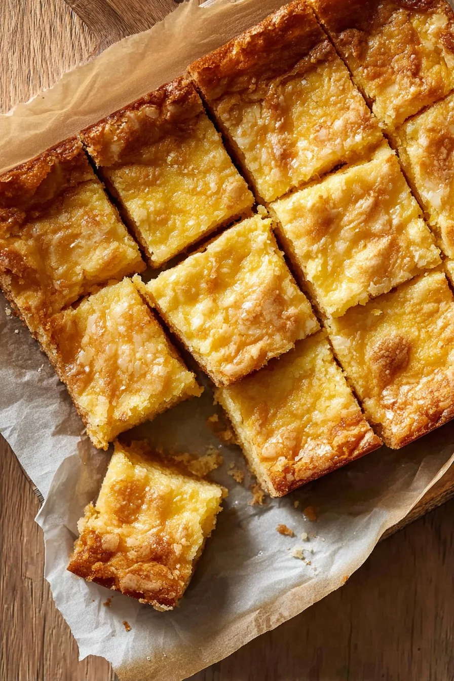 Ooey Gooey Neiman Marcus Bars 3 Delicious ooey gooey Neiman Marcus Bars topped with chocolate and nuts.