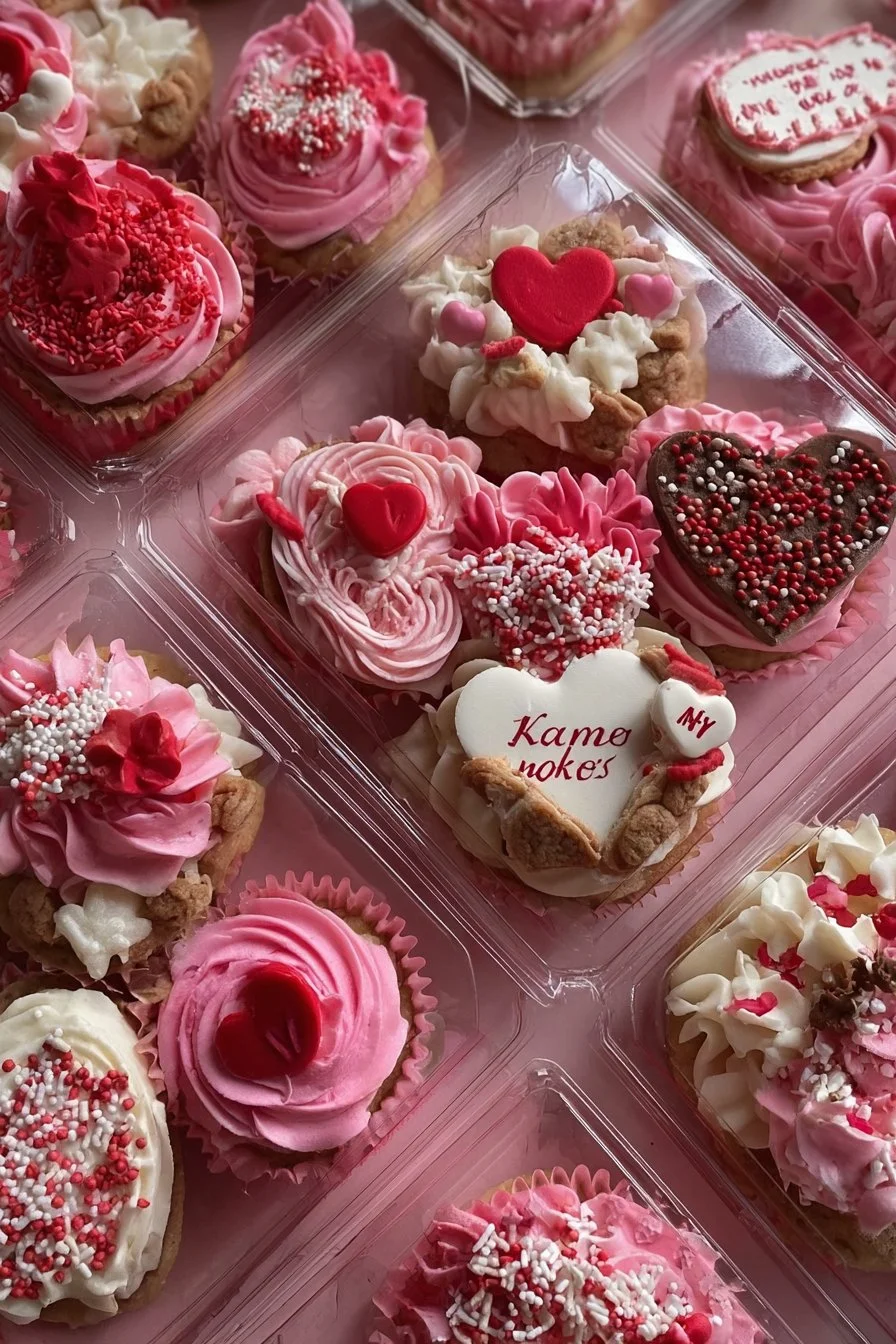 Mini Valentine’s Desserts: Cute, Easy & Delicious Treats 2 Andrea Liberty on Instagram: "Minis are the cutest Valentine!💌 Only 3 still AVAILABLE for pick up tomorrow! $10 each💘" | Valentine's baking, Valentine's cakes and cupcakes, Valentine desserts