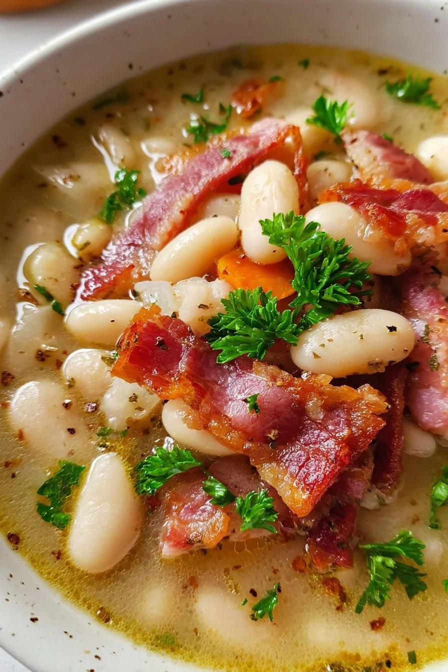 Bacon and White Bean Soup 2 Bacon and White Bean Soup
