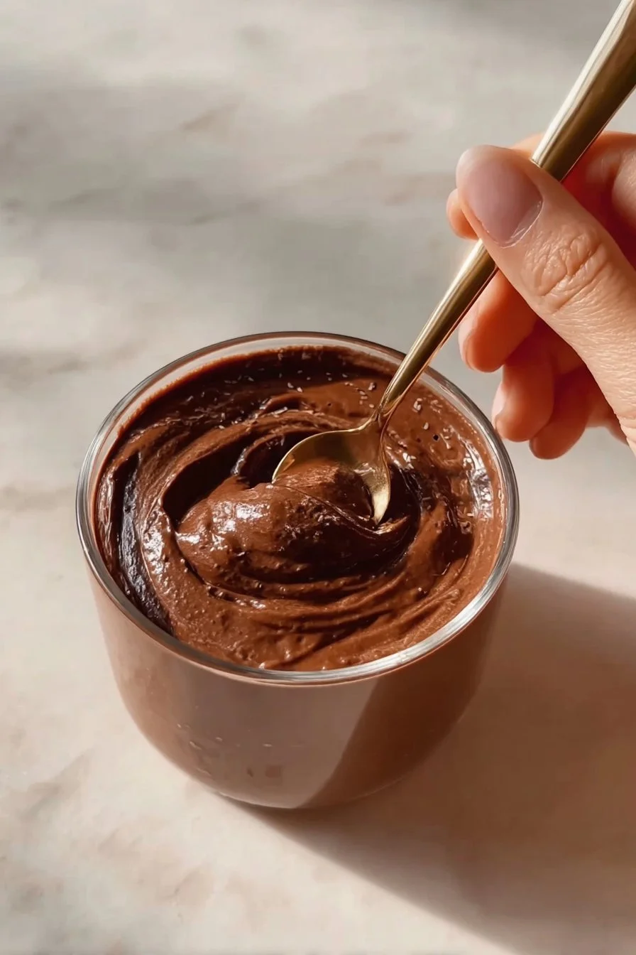 Brownie batter overnight oats 1 Bowl of brownie batter overnight oats topped with chocolate chips and nuts