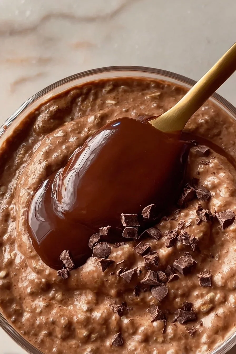 Brownie batter overnight oats 2 Brownie batter overnight oats