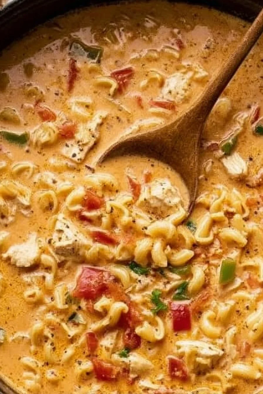 Cajun Chicken Pasta Soup 2 Cajun Chicken Pasta Soup