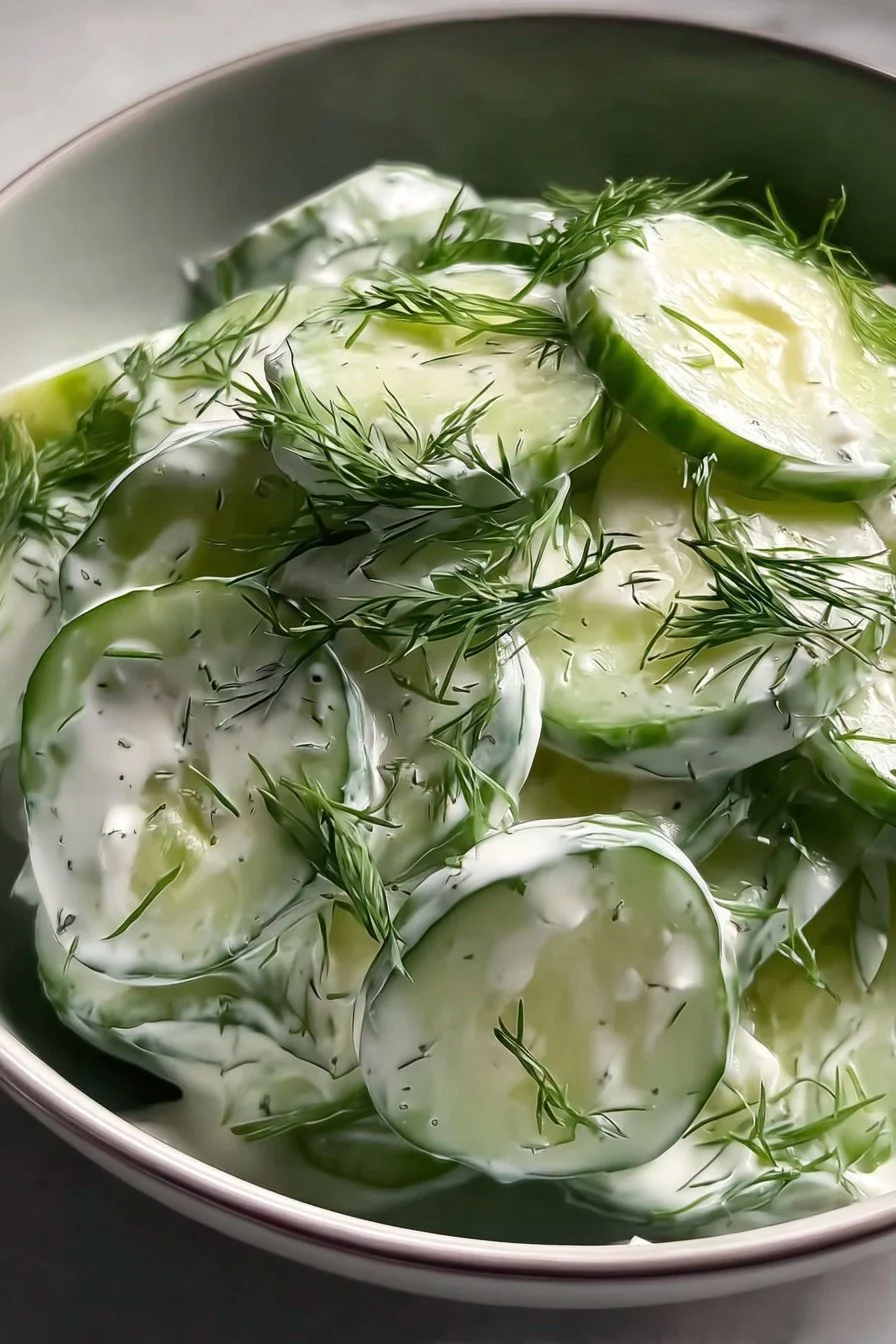 Creamy Cucumber Salad