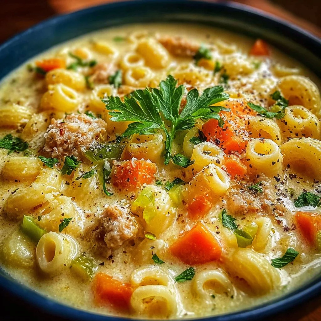 Creamy Ditalini Soup 2 Creamy Ditalini Soup