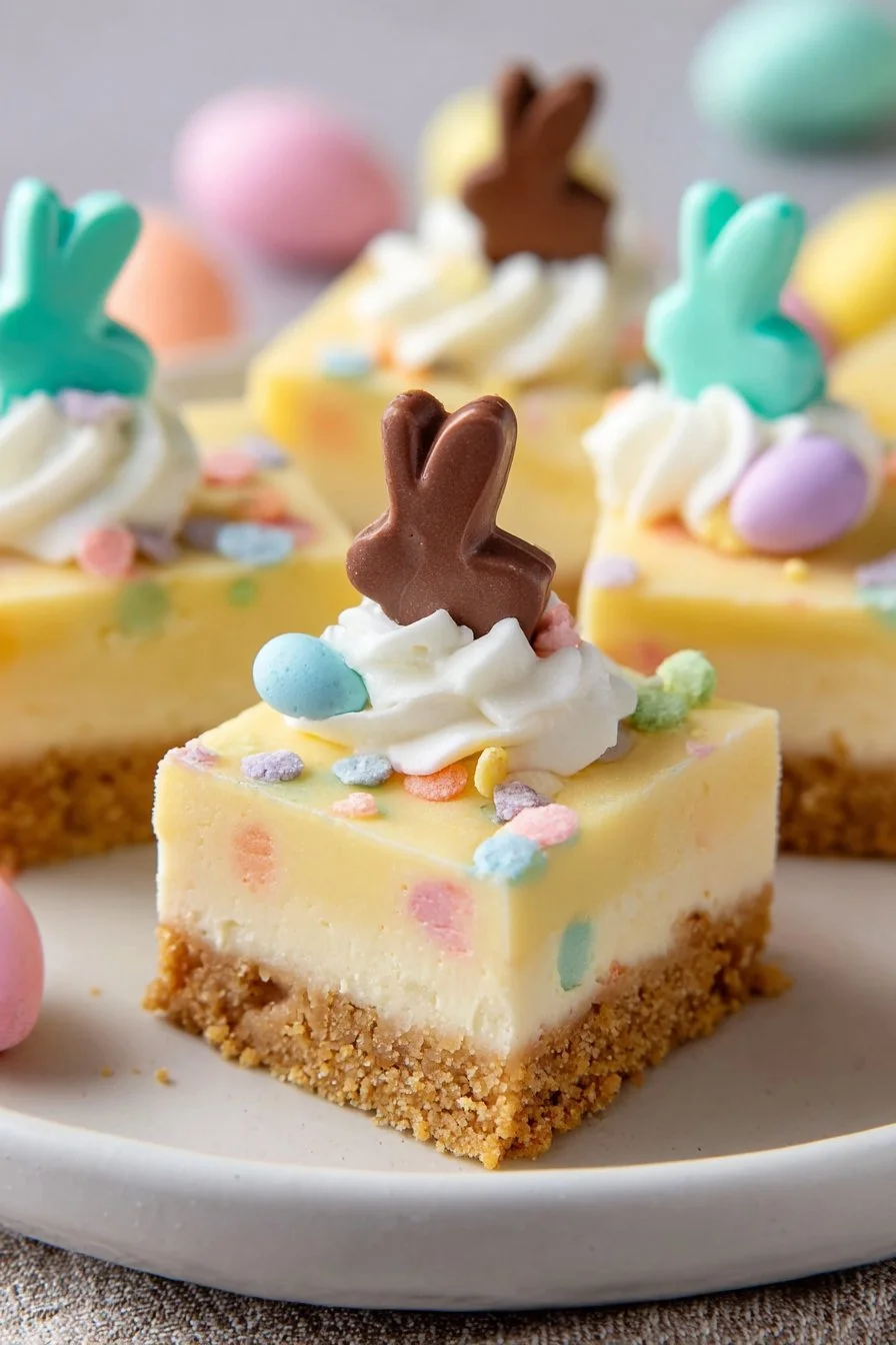Easter Cheesecake Bars 2 Easter Cheesecake Bars
