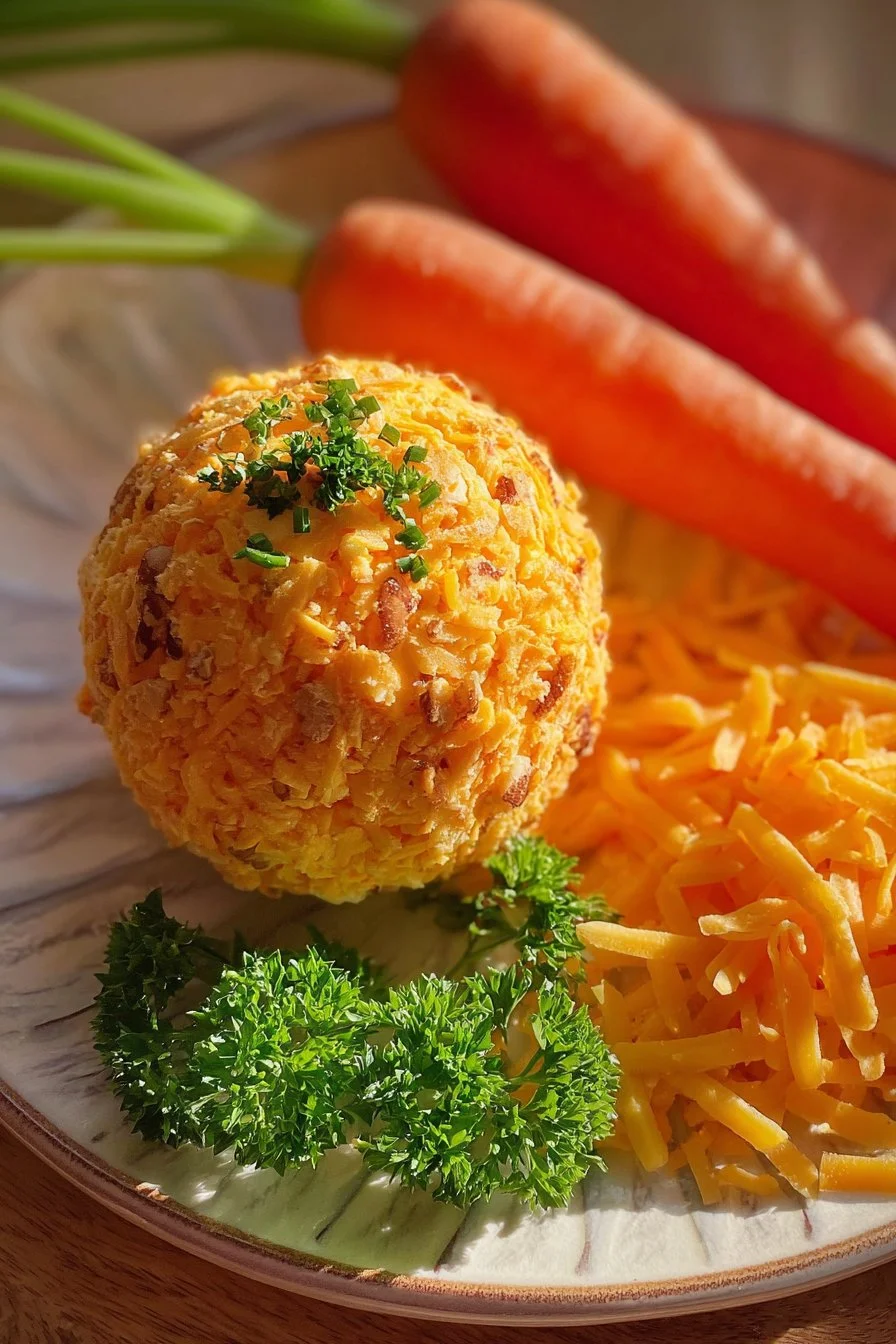 Easy Carrot Cheese Ball 2 Easy Carrot Cheese Ball
