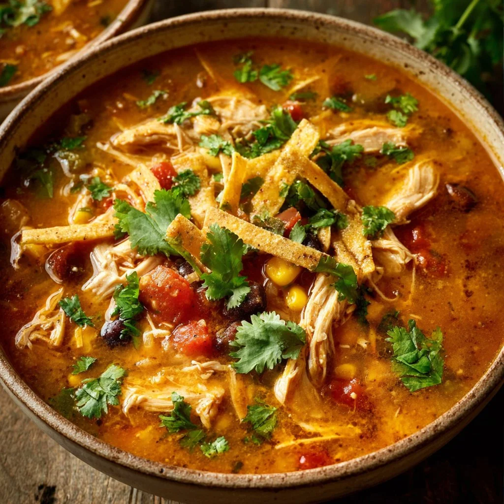 Easy Homemade Chicken Soup for Cozy Fall Days 3 Bowl of easy homemade chicken soup for cozy fall days with vegetables and herbs