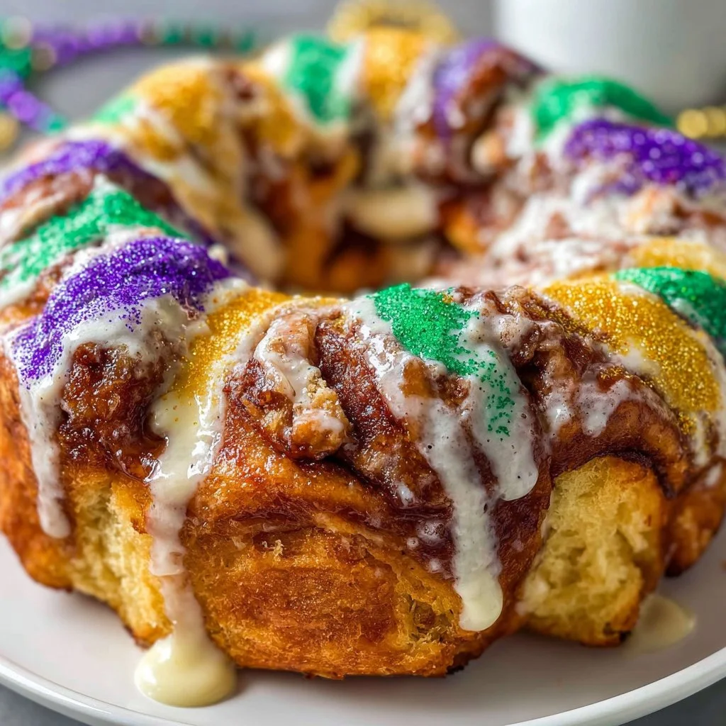 Easy King Cake 2 Easy King Cake