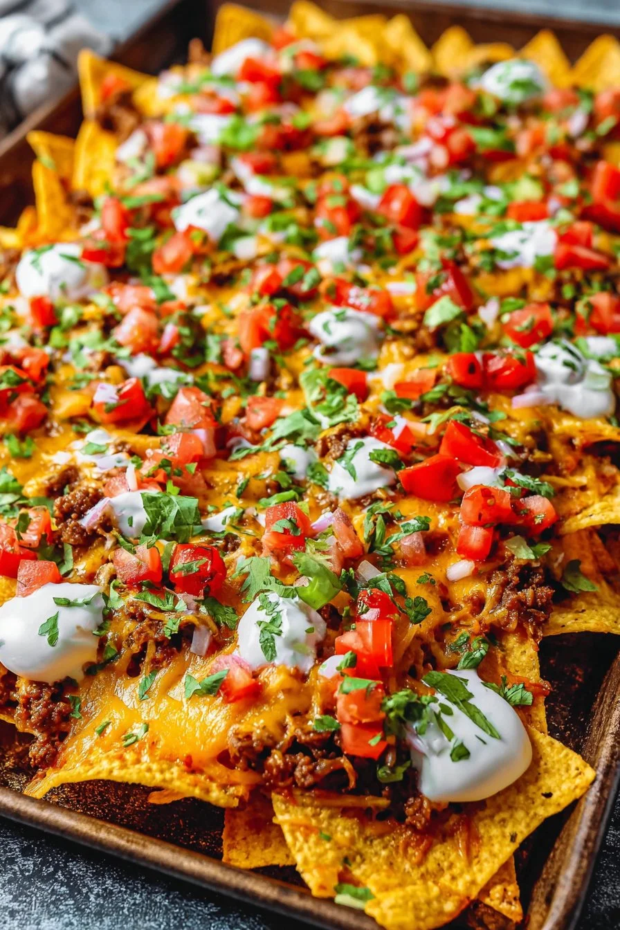 Easy Nachos Recipe: Loaded, Cheesy & Irresistible 2 Pin by Nicole Laabs on Food! :) | Easy Nachos Recipe, Cooking Recipes, Beef Recipes