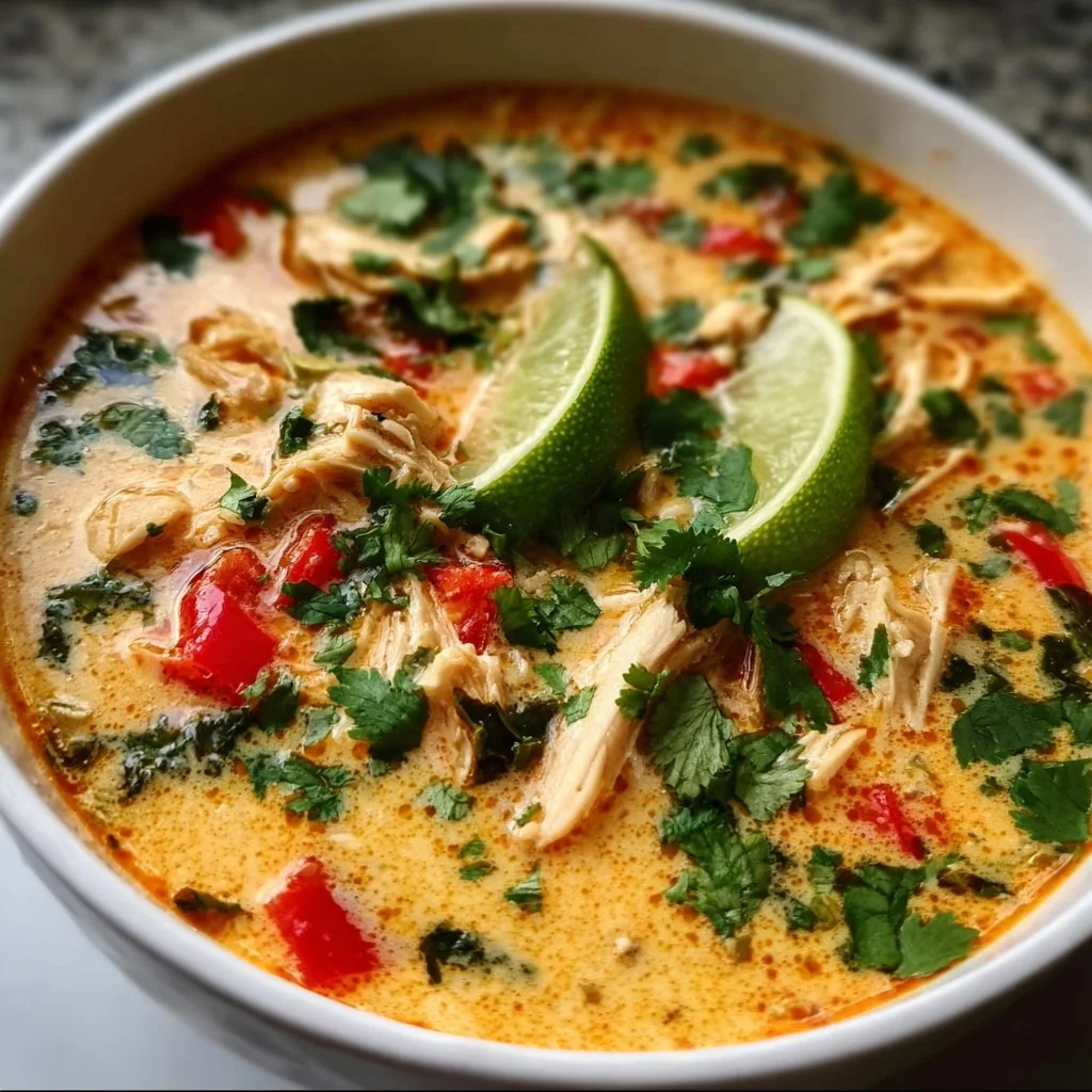 Easy Thai Coconut Chicken Soup