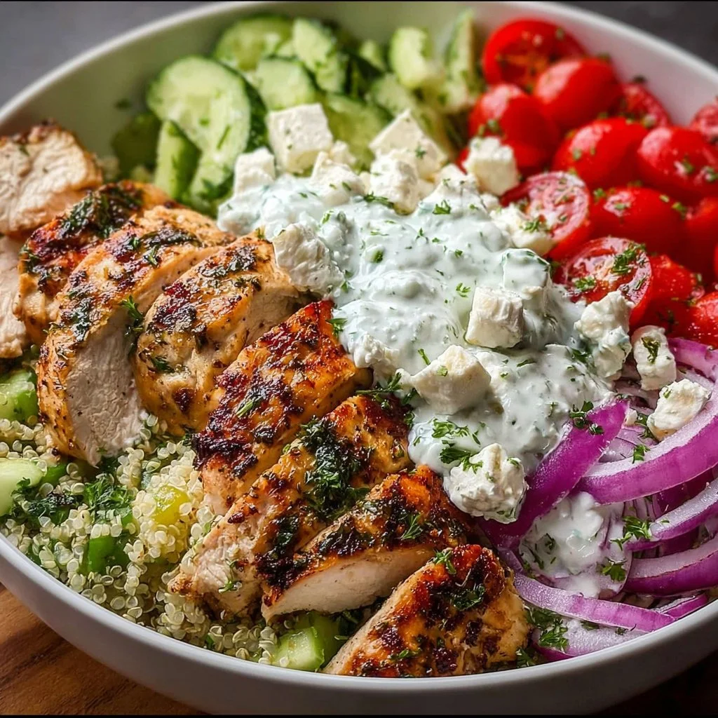 Greek Chicken Bowls
