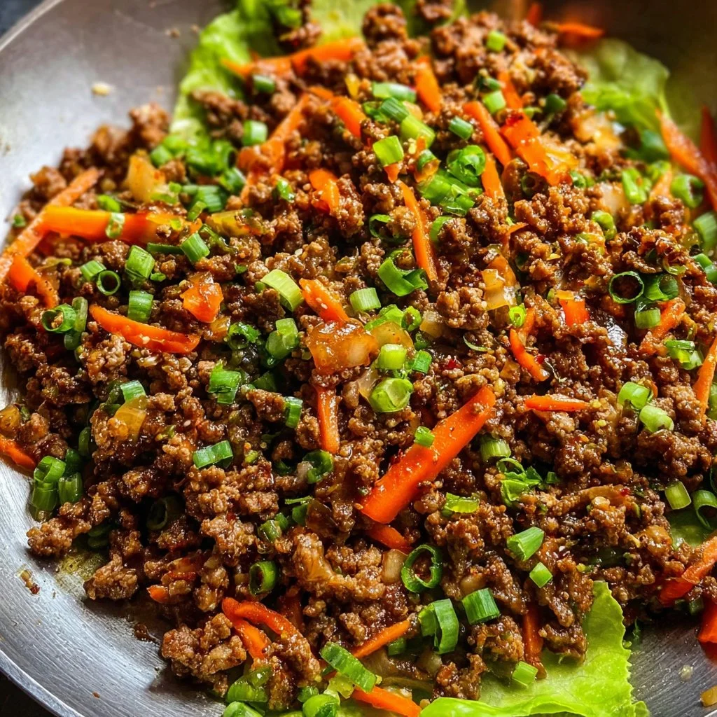 Ground Beef Lettuce Wraps 2 Ground Beef Lettuce Wraps