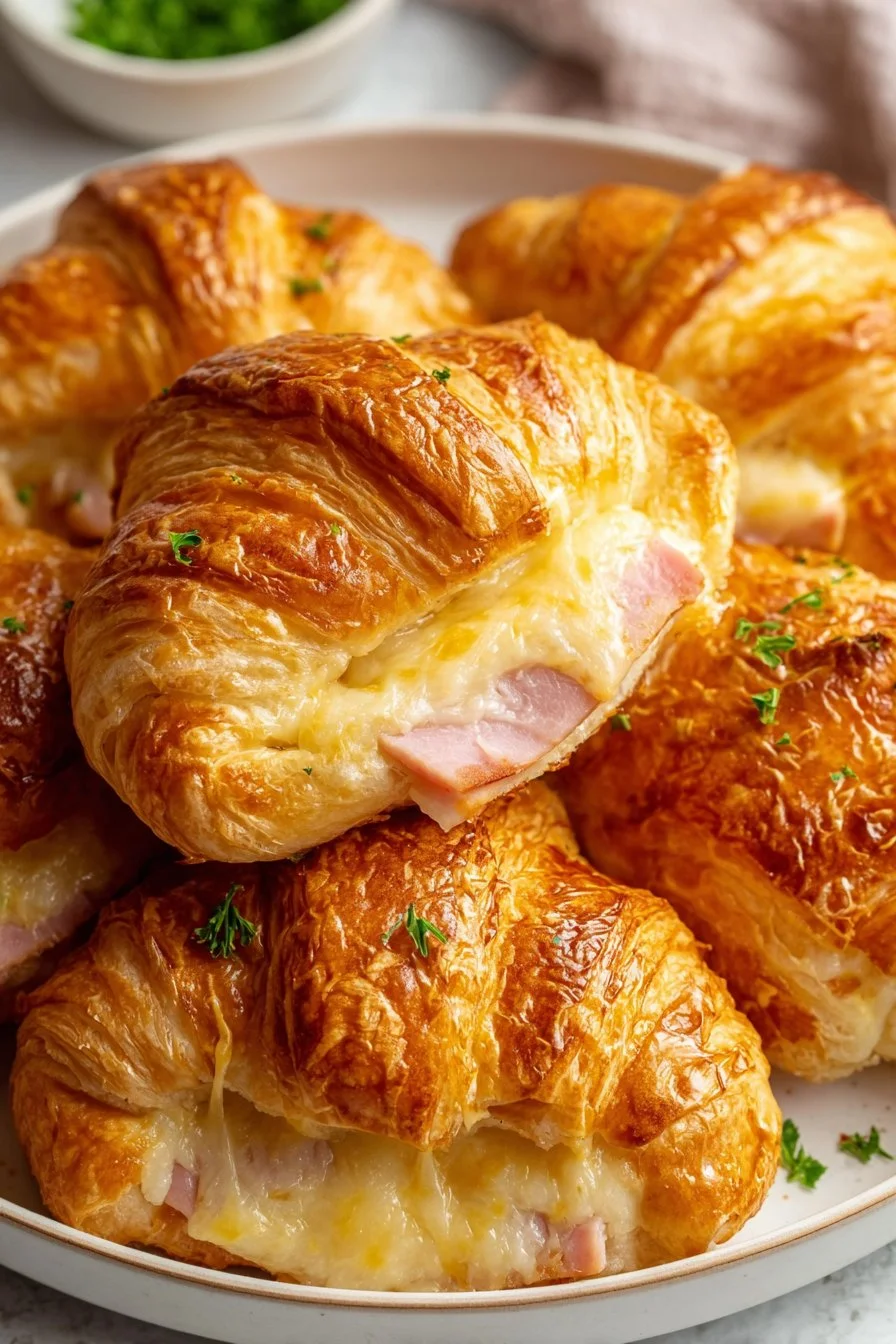 Ham and Cheese Croissants 2 Ham and Cheese Croissants