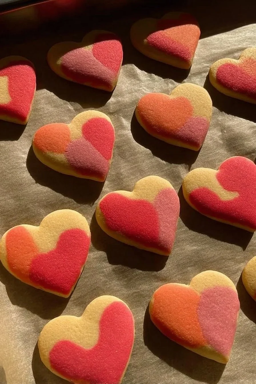 Heart-Shaped Valentine's Day Cookies 1 Delicious heart-shaped Valentine's Day cookies decorated with icing