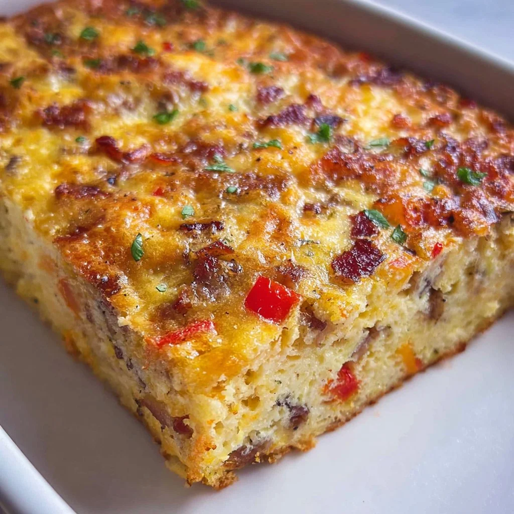 High Protein Bacon Breakfast Casserole 2 High Protein Bacon Breakfast Casserole