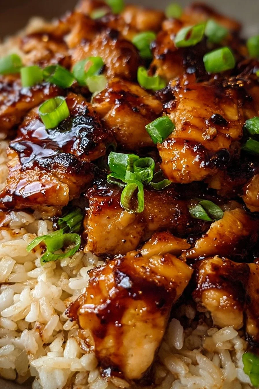 Honey BBQ Chicken Rice