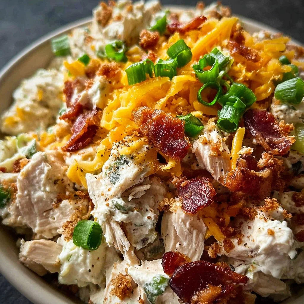 Jalapeño Popper Keto Chicken Salad Recipe