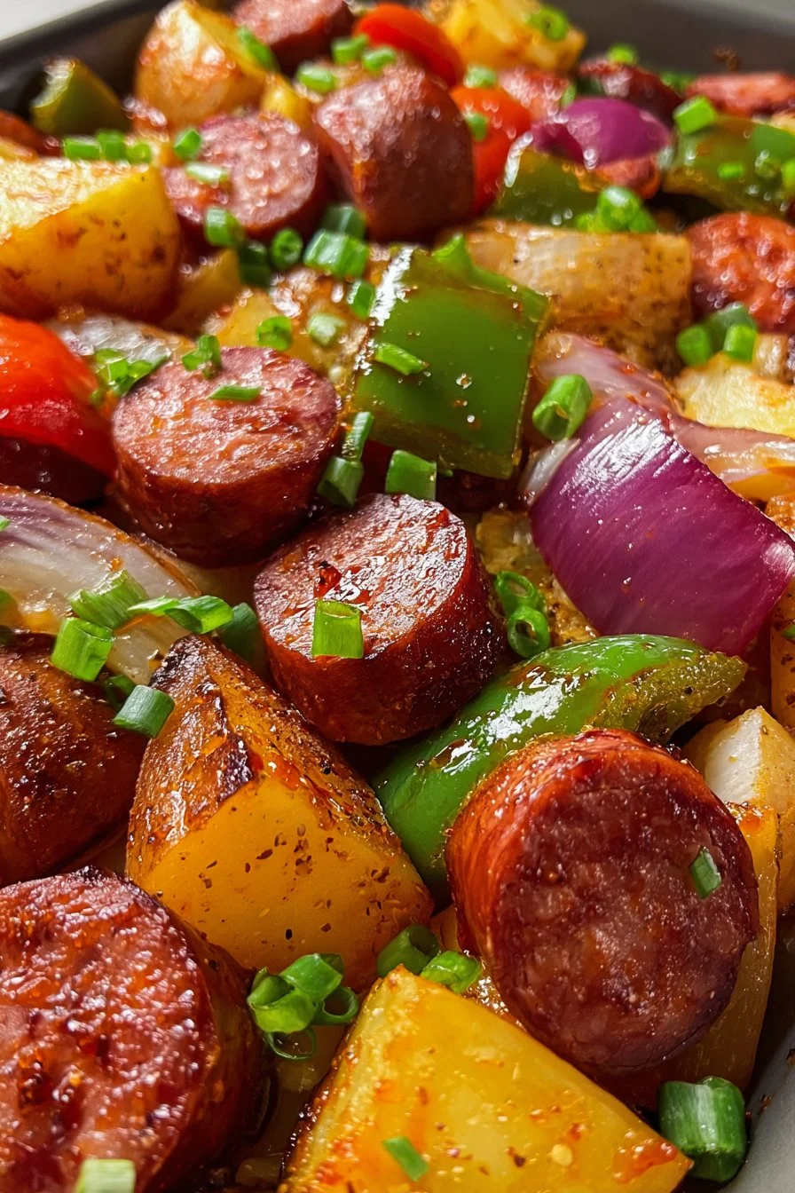 Kielbasa Sheet Pan Meal 2 Kielbasa Sheet Pan Meal