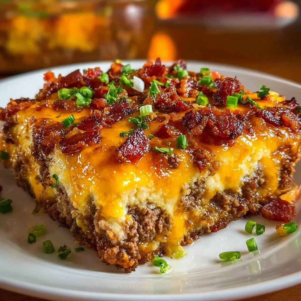 Low-Carb Bacon Cheeseburger Casserole – Easy Keto Family Dinner 3 Low-carb bacon cheeseburger casserole for an easy keto family dinner