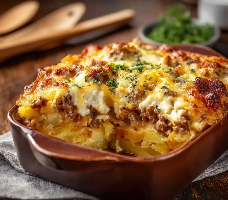 No Egg Breakfast Casserole: A Tasty Brunch 3 Delicious No Egg Breakfast Casserole served for brunch