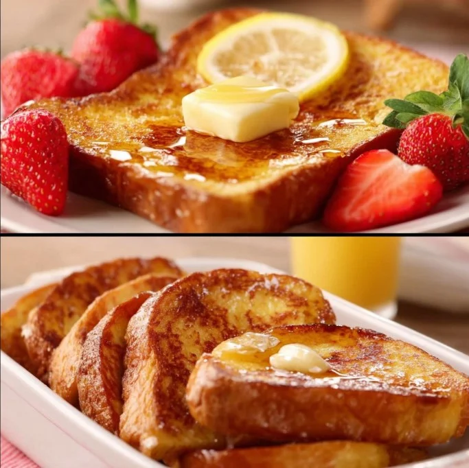 Overnight French Toast Casserole 3 Delicious Overnight French Toast Casserole topped with berries and syrup.