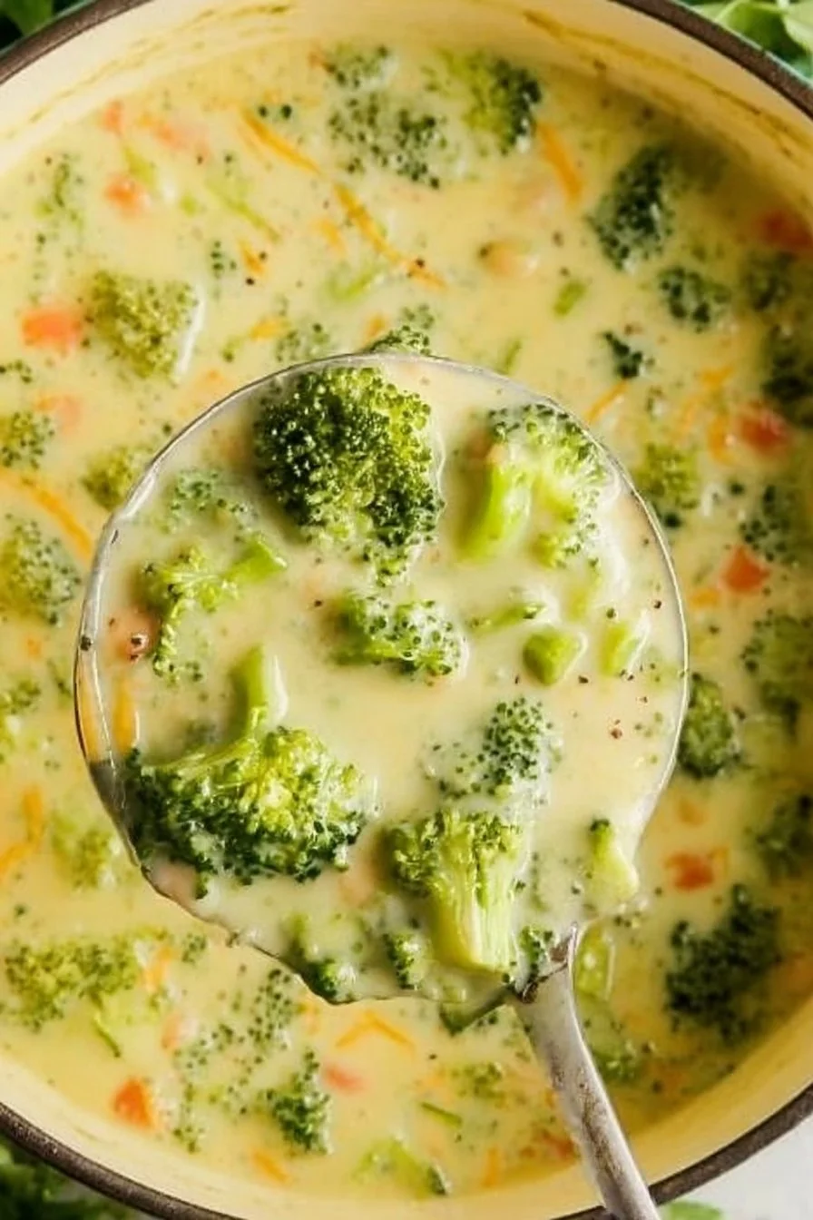 Protein-Packed Broccoli Cheddar Delight Soup