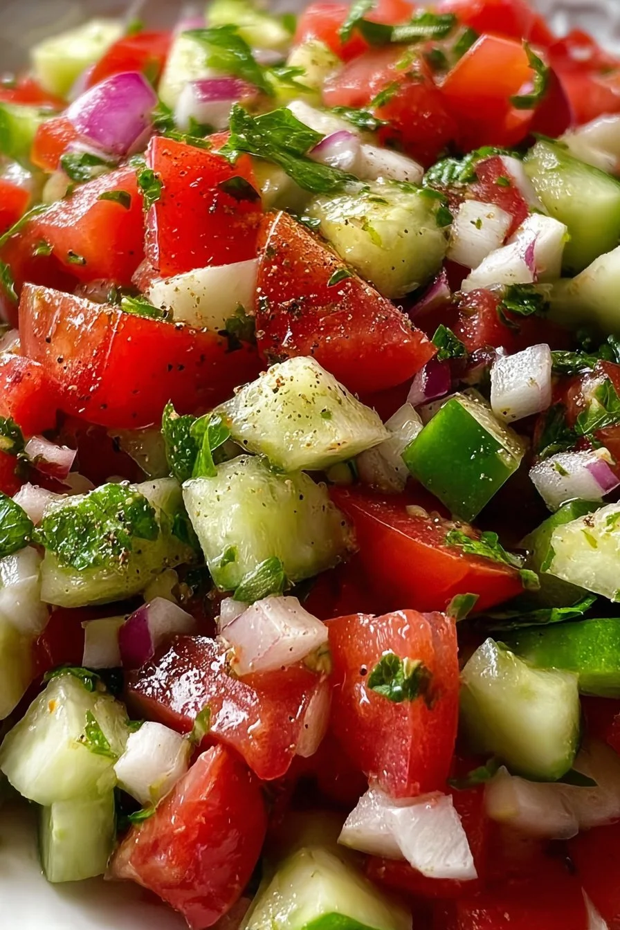 Shirazi Salad (Persian Chopped Salad)