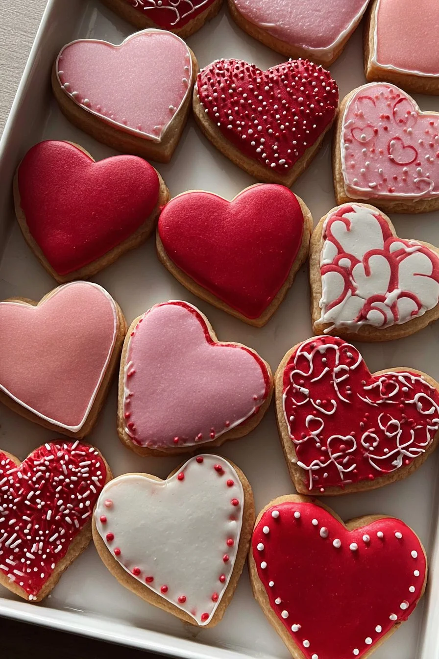 Valentine's Day Heart Cookies