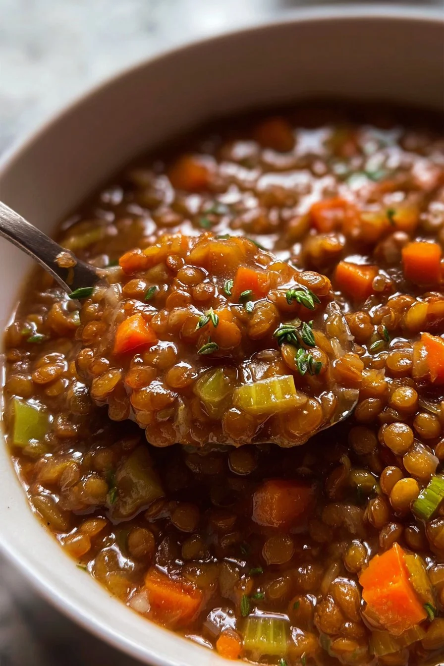 Vegan Lentil Soup 2 Vegan Lentil Soup